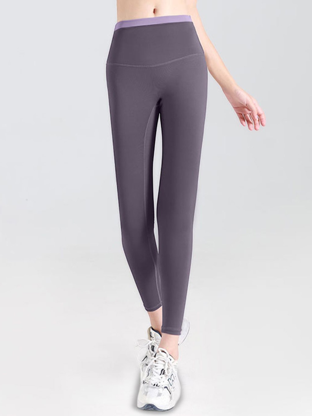 

StyleCast Women Solid Ankle-Length Yoga Fit Tights, Purple