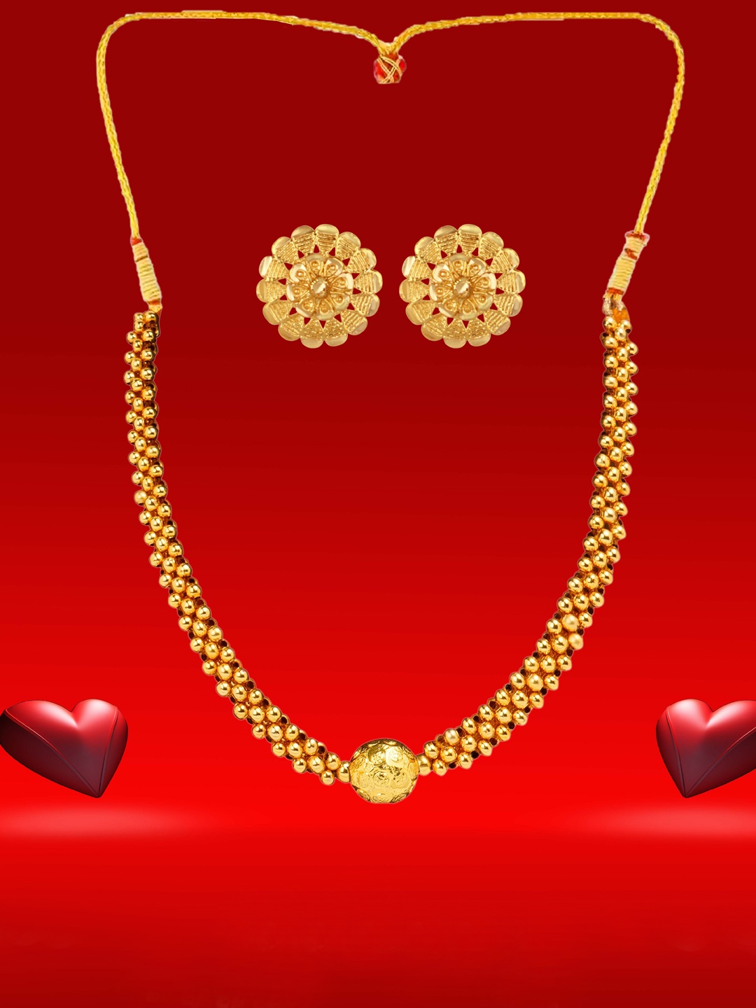 

Heer Collection Gold-Plated Jewelry Set