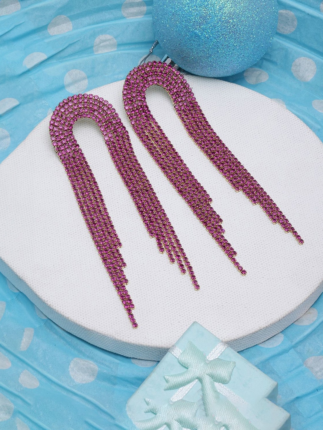 

KPOP Gold-Plated Contemporary Drop Earrings