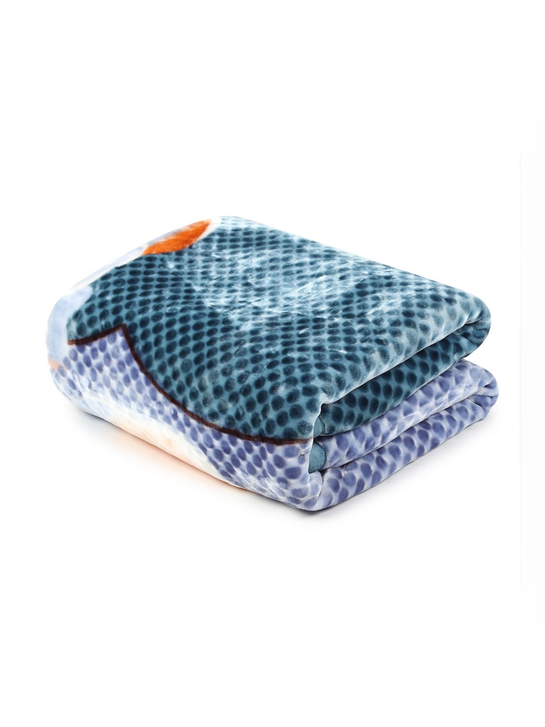 

Nivasam Blue & White Floral 800 GSM Mink Heavy Winter Double Bed Blanket