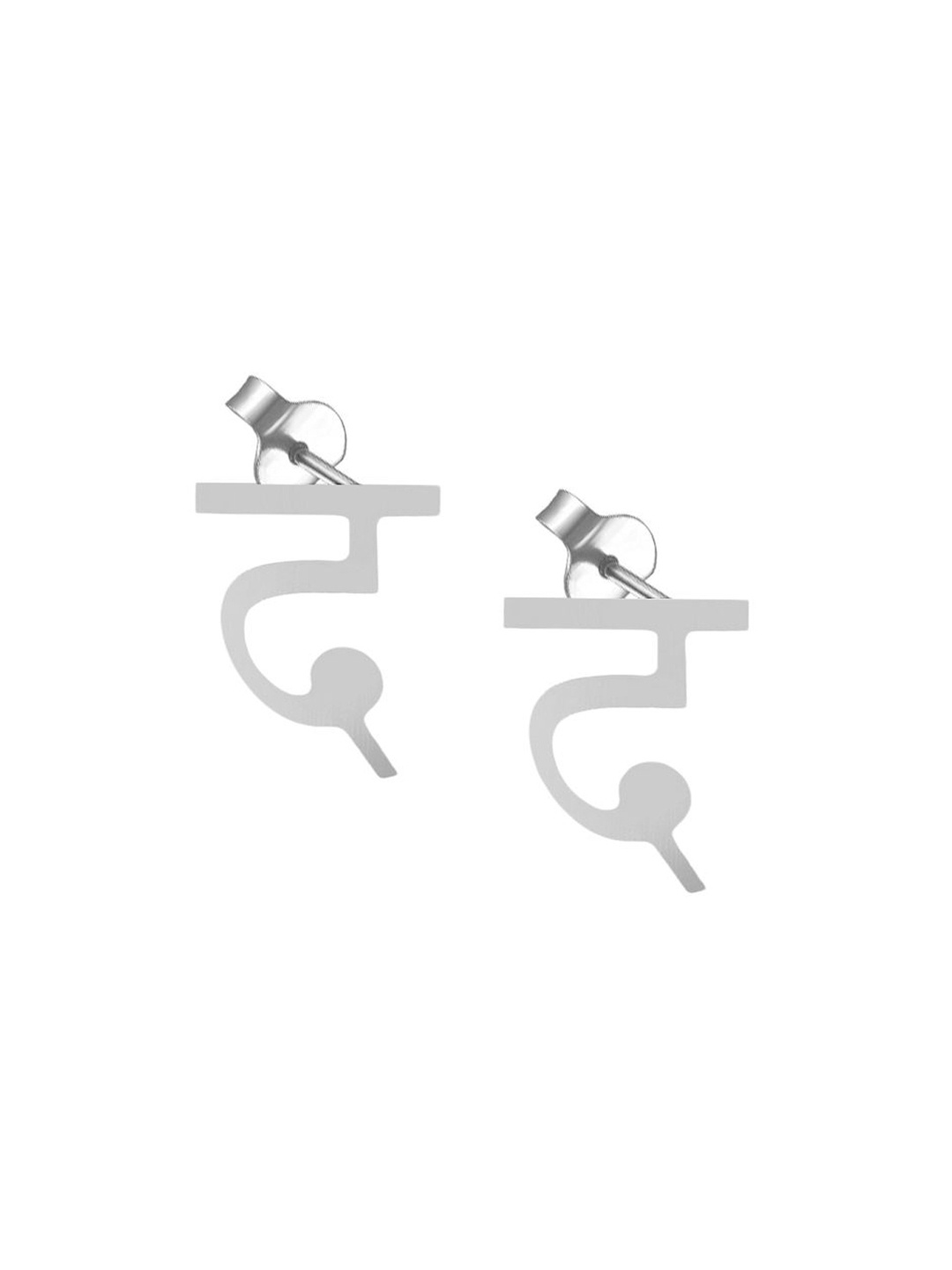

DressBerry 925 Sterling Silver Hindi Akshar Studs