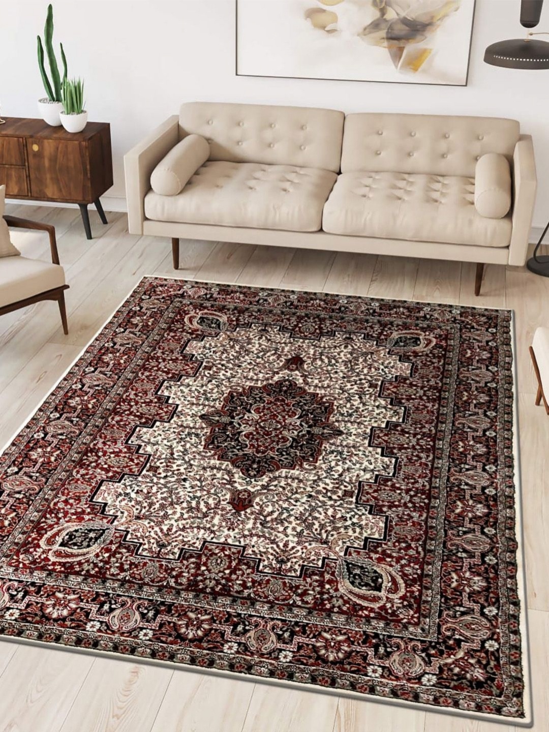 

Carpet Decore Brown Ethnic Motifs Nylon Carpets