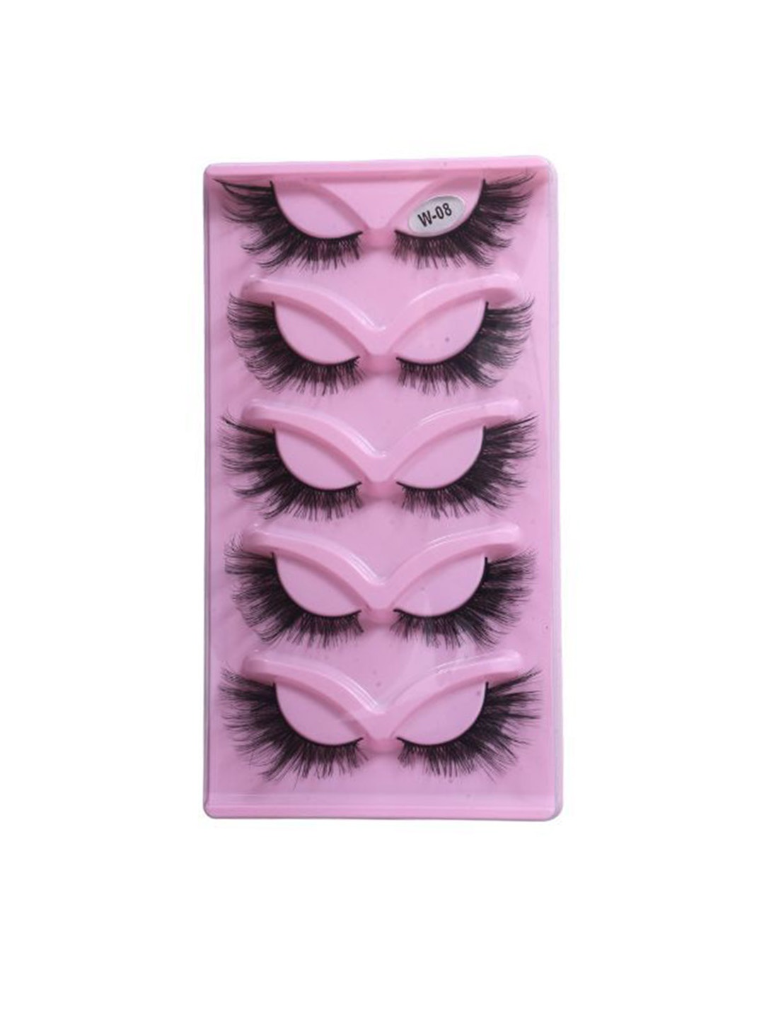 

Venihea Set of 5 SilkSariLashesh 3D Natural False Eyelashes - Black