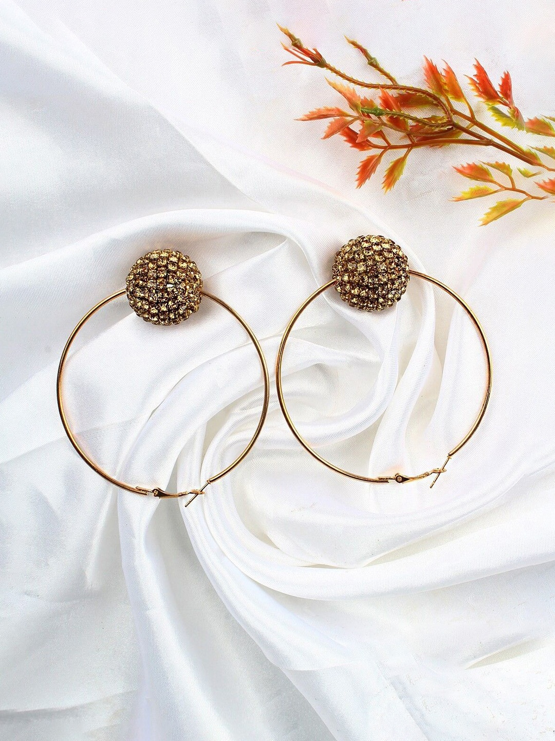 

KPOP Gold-Plated Rhinestone Contemporary Drop Earrings