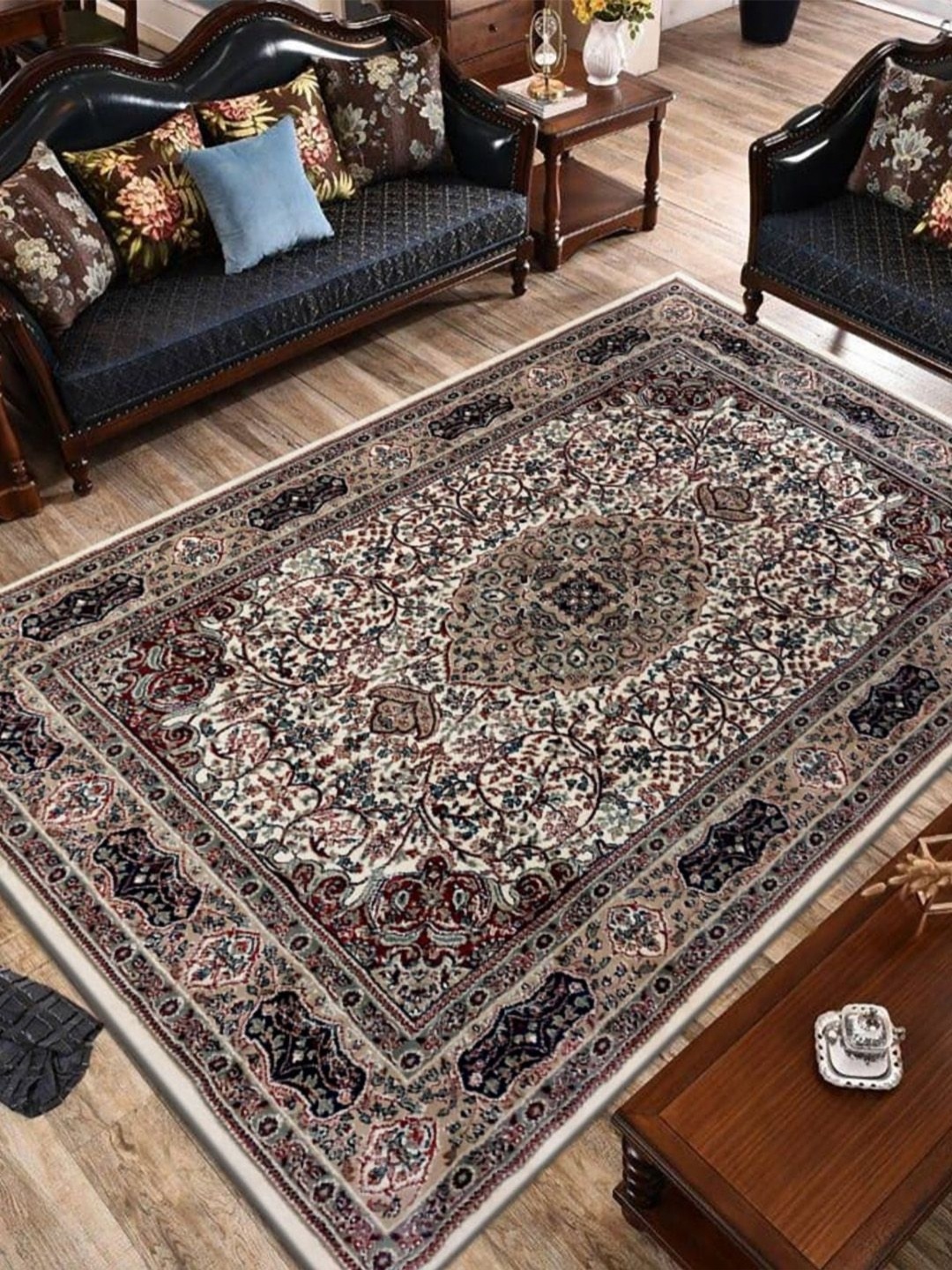 

Carpet Decore Beige Ethnic Motifs Nylon Carpets