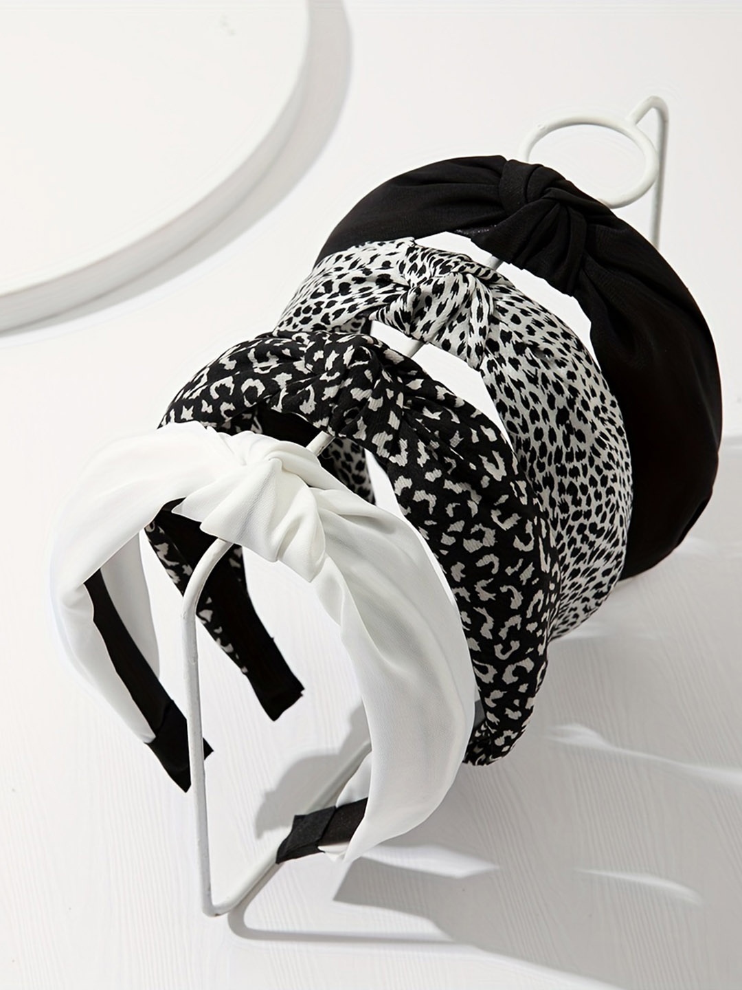 

CHRONEX Set Of 4 Includes Stylish Headbands, Black