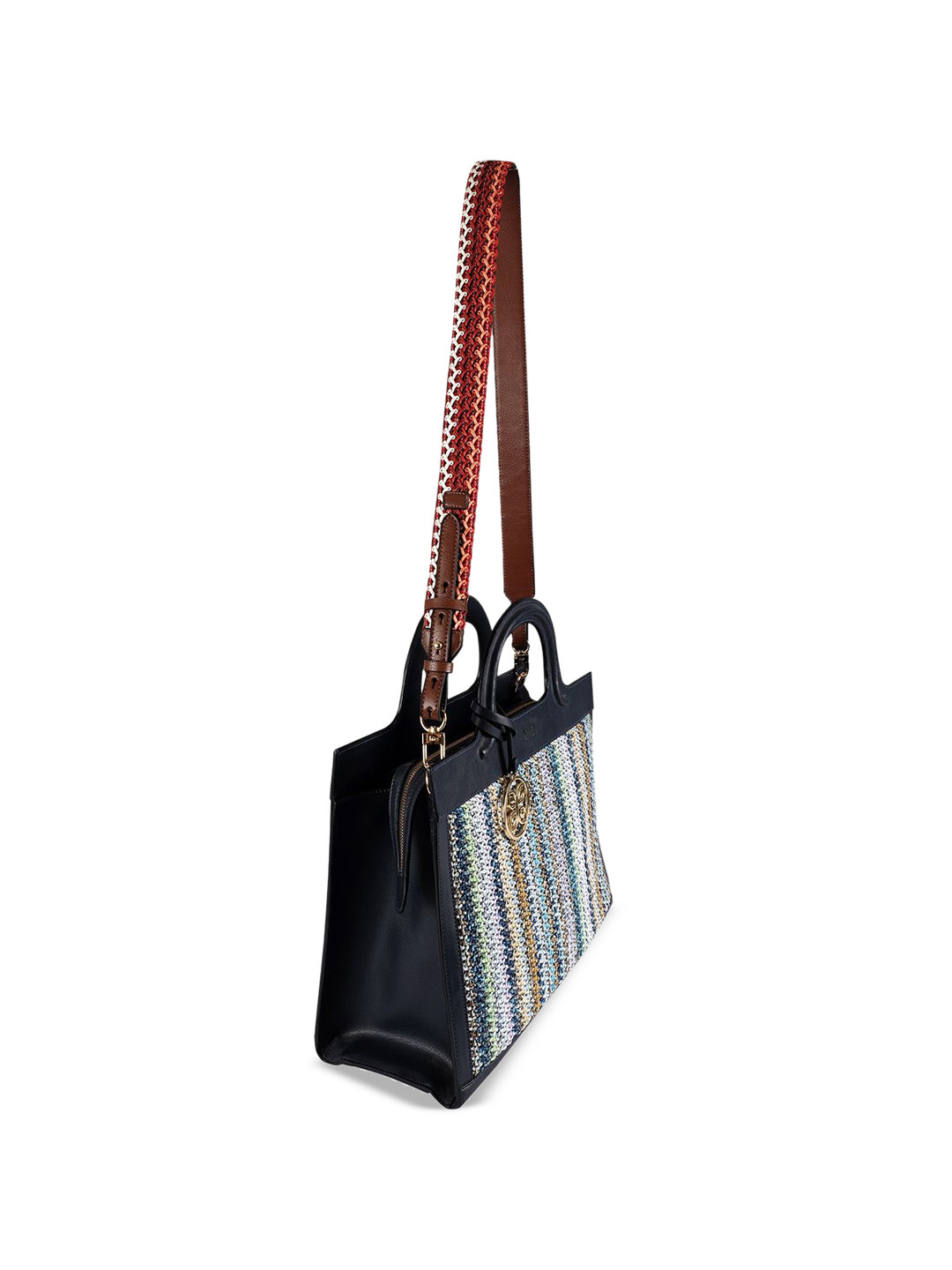 

HIE Textured Women Leather Sling Bag, Red