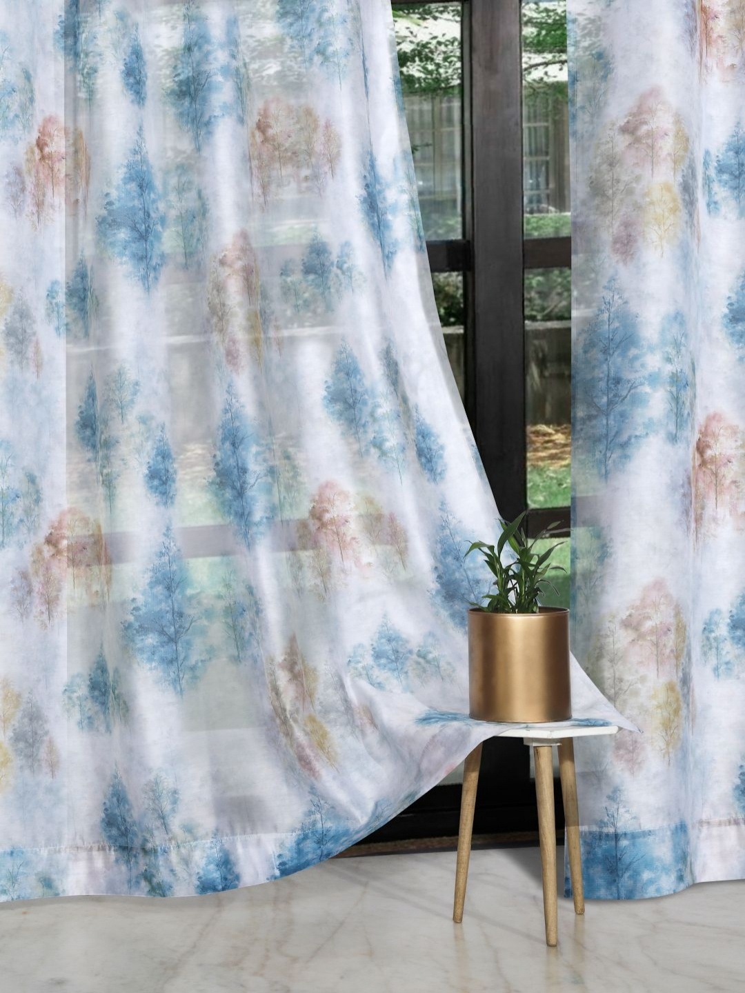 

ROSARA HOME Unisex Multi Curtains and Sheers, White