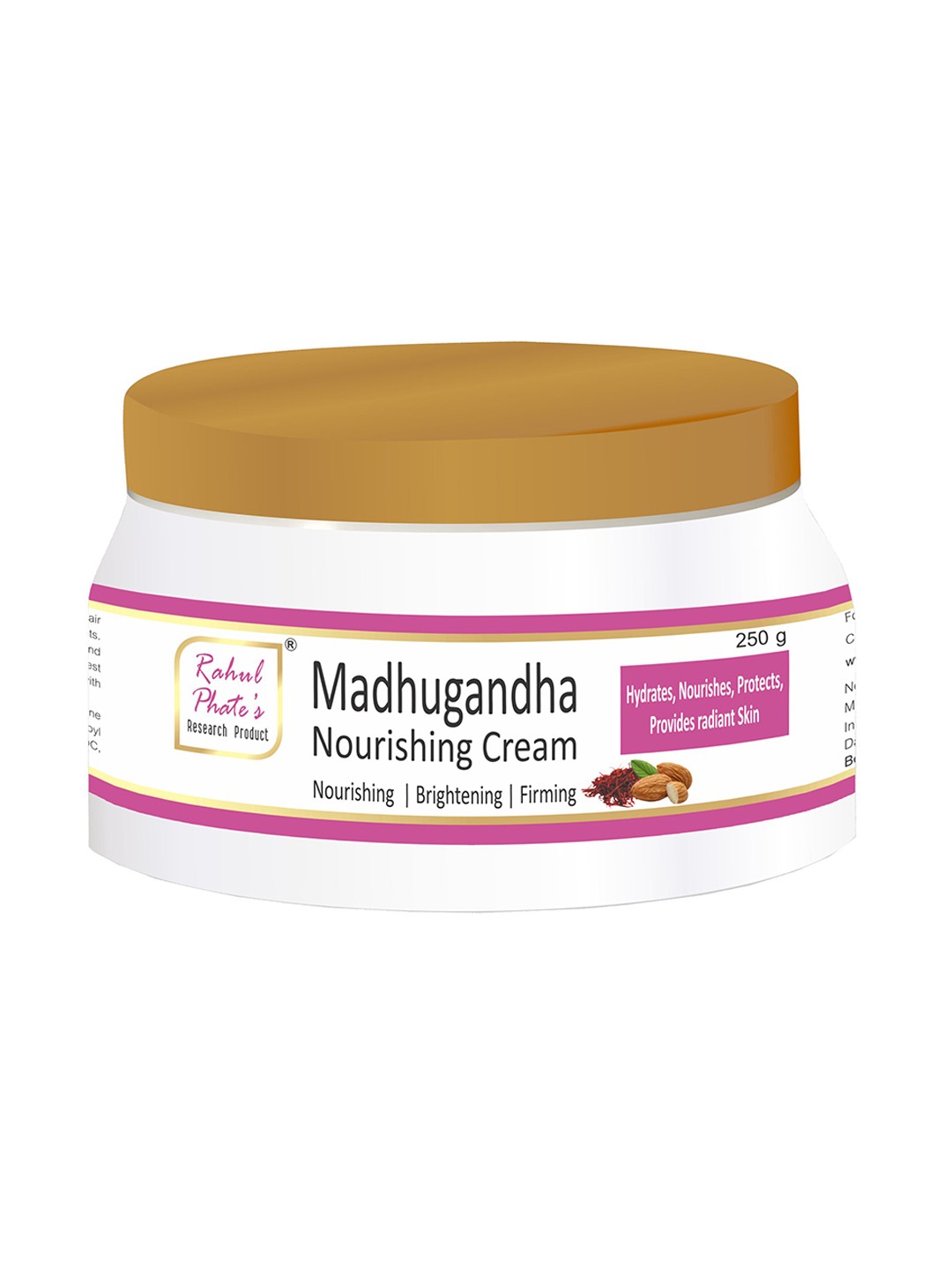 

Rahul Phate Research Product Madhugandha Nourishing Cream -250 g, White