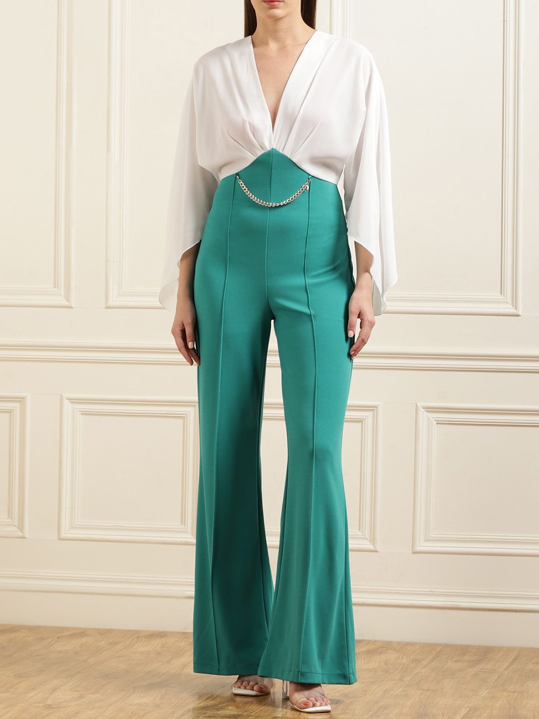 

Rinascimento Maxi Dress, Turquoise blue