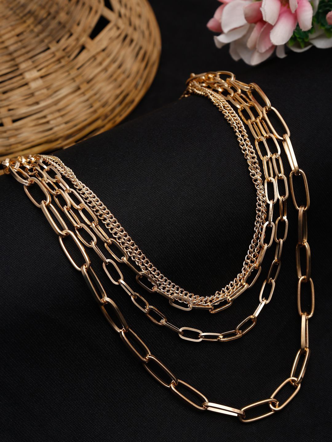 

DressBerry Gold-Plated Layered Necklace