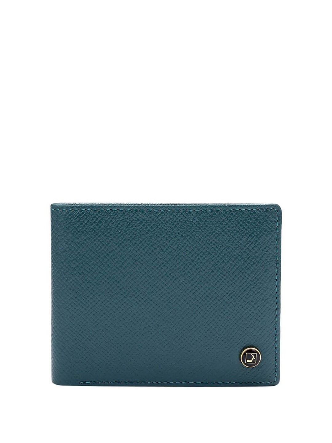 

Da Milano Men Leather Two Fold Wallet, Blue