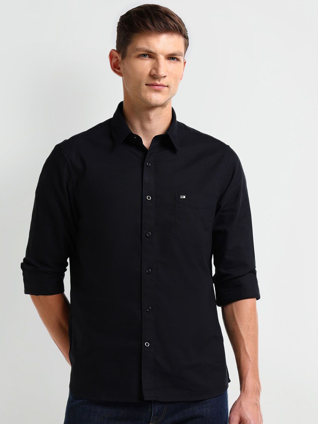 

Arrow Sport Men Opaque Casual Shirt, Black