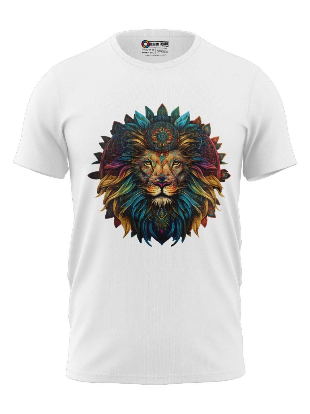 

Print My Fashion Boys Graphic Printed Round Neck Cotton T-shirt, White