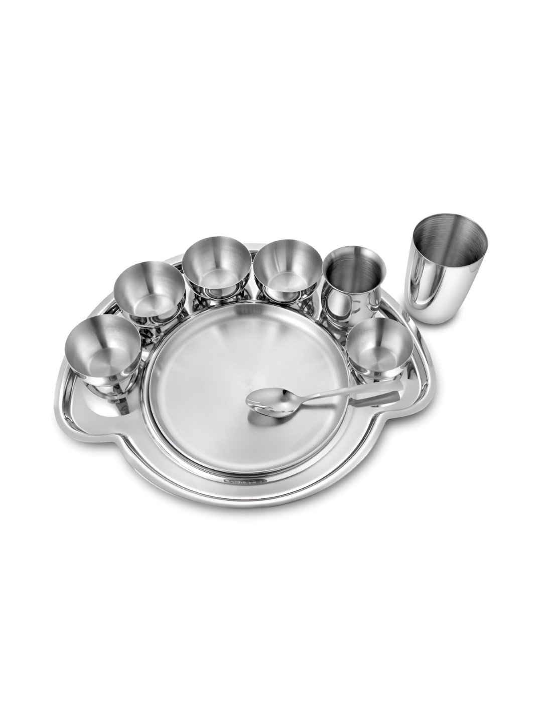 

Shri & Sam Silver-Toned 9 Pieces Stainless Steel Dinner Set