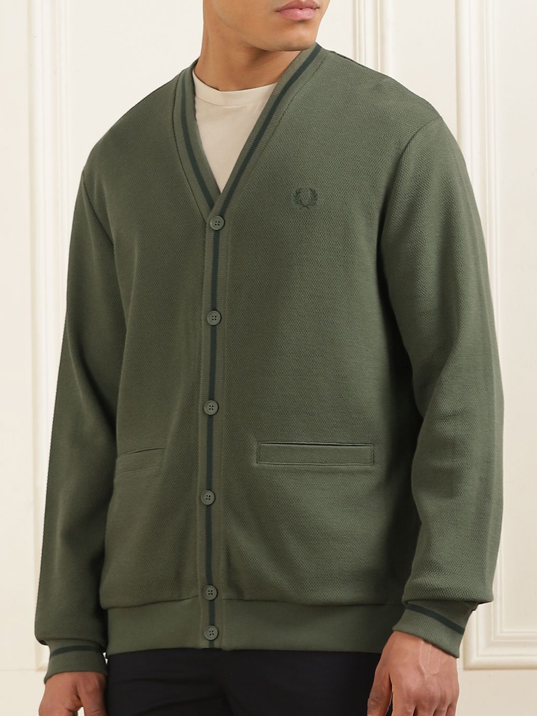 

Fred Perry Men Cardigan, Green