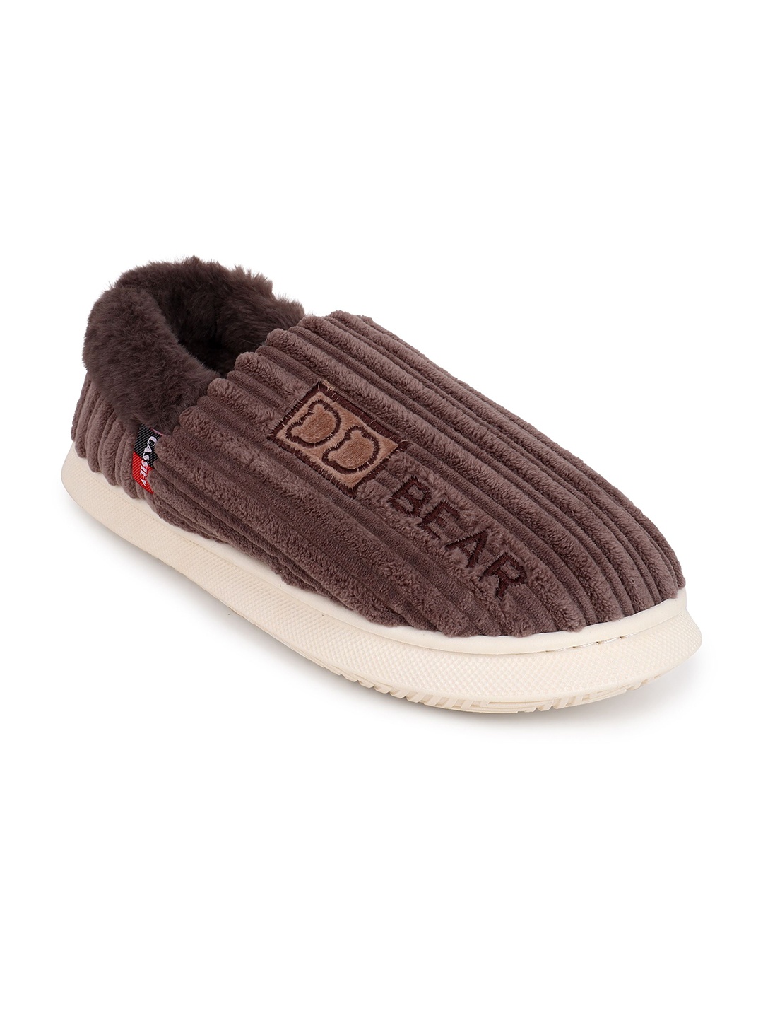 

CASSIEY Men Flip Flops, Brown