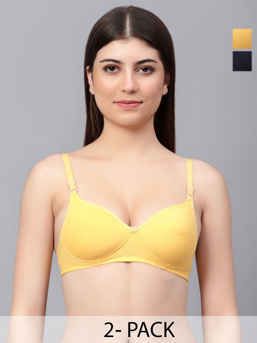 

Designer Bugs Bra Medium Coverage Lightly Padded, Navy blue