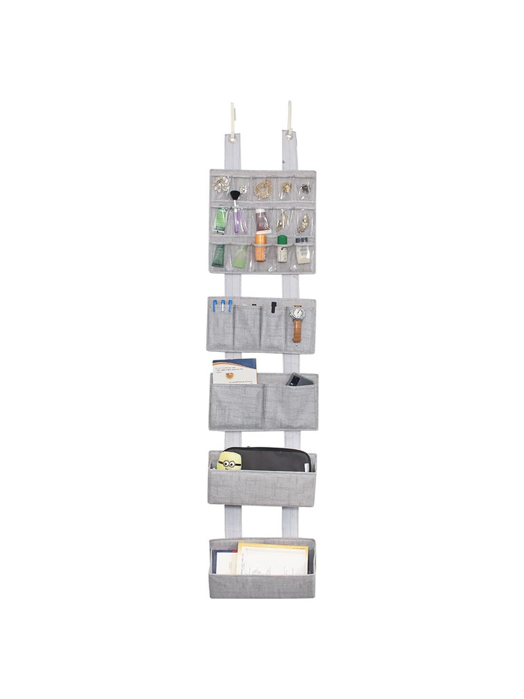 

prettykrafts Grey Reusable Wall Hanging Organisers