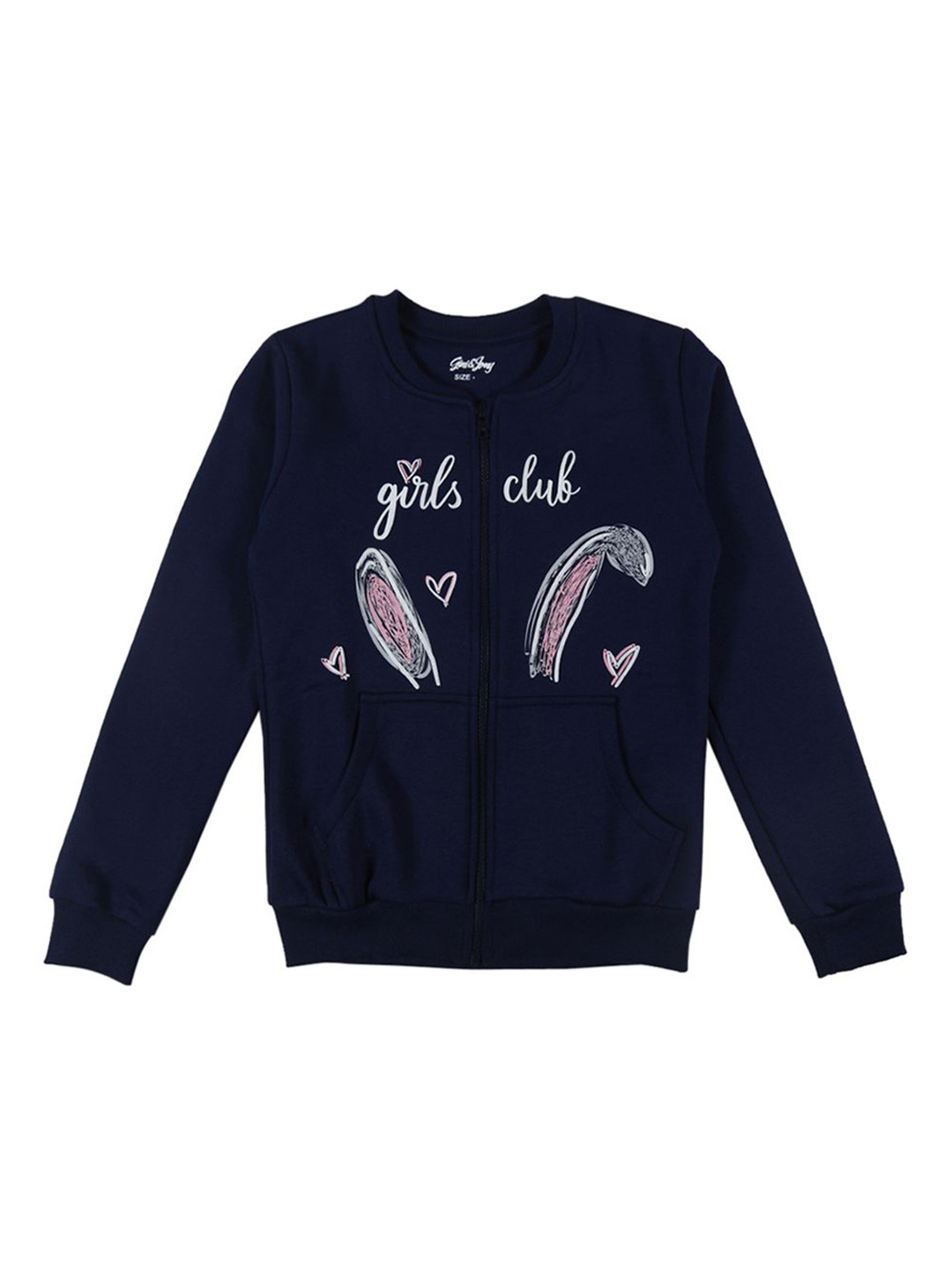 

Gini and Jony Girls Sporty Jacket, Navy blue