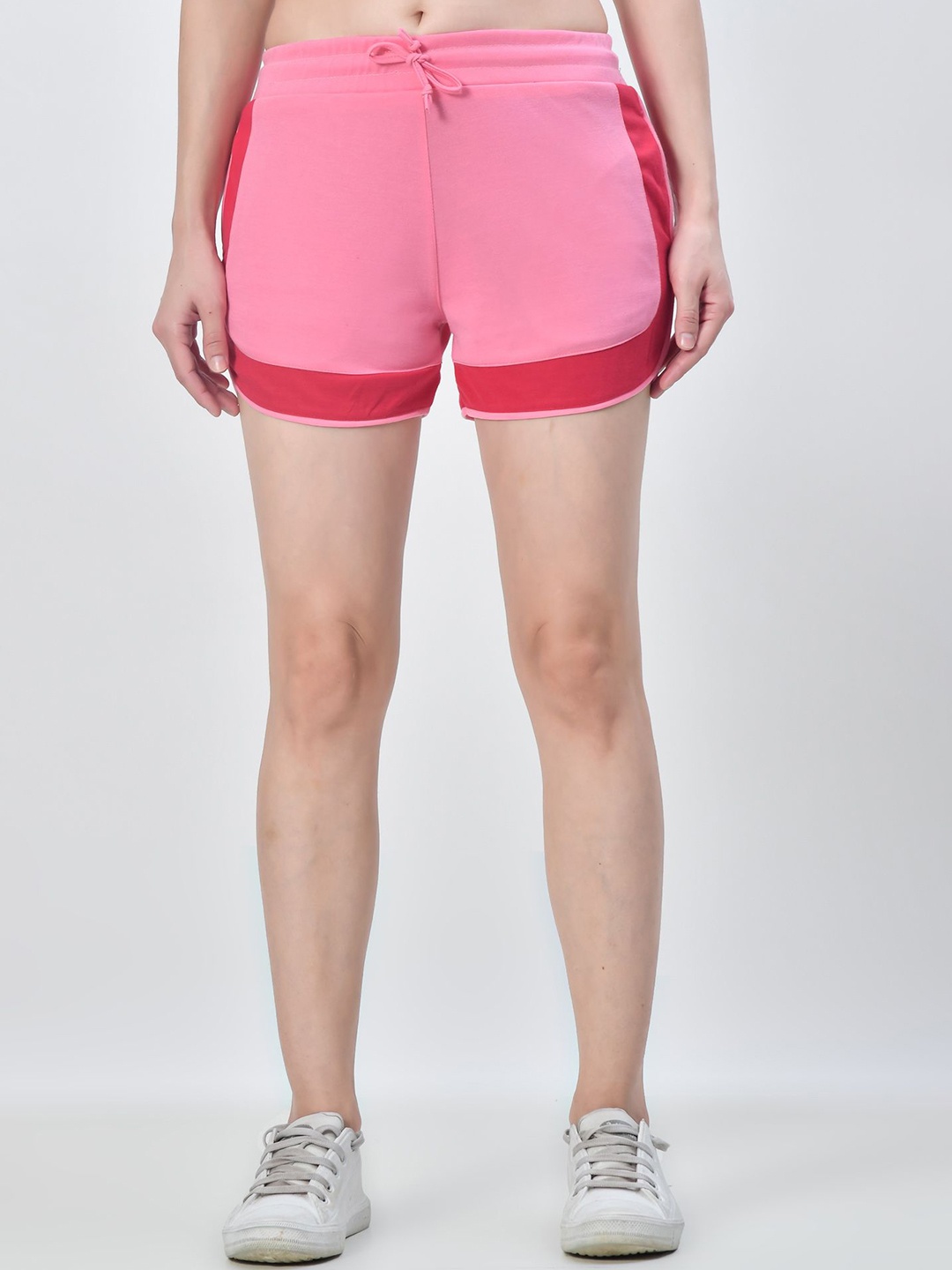 

BAESD Women High-Rise Hot Pants Shorts, Pink