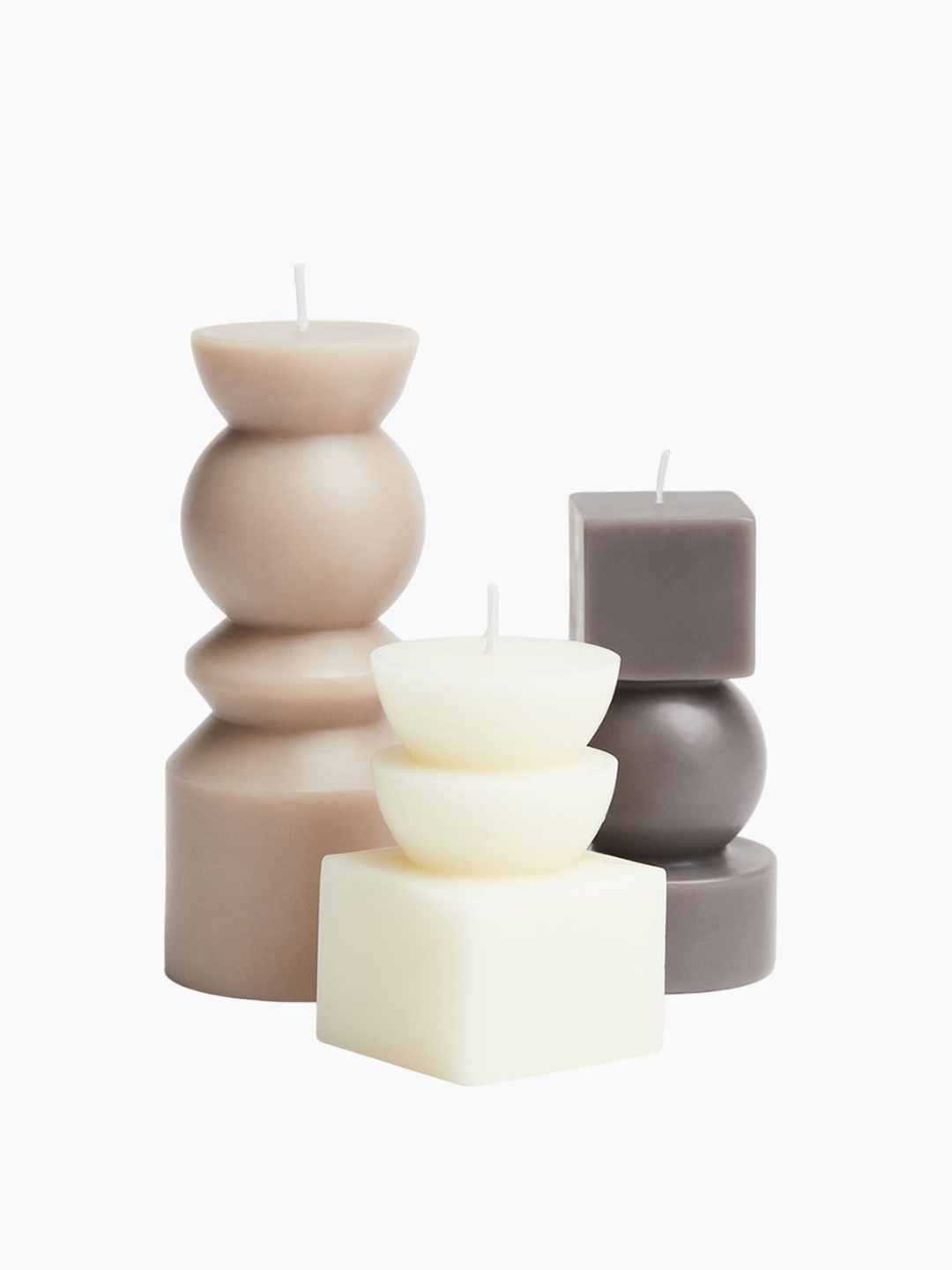 

H&M Beige Pillar Candle