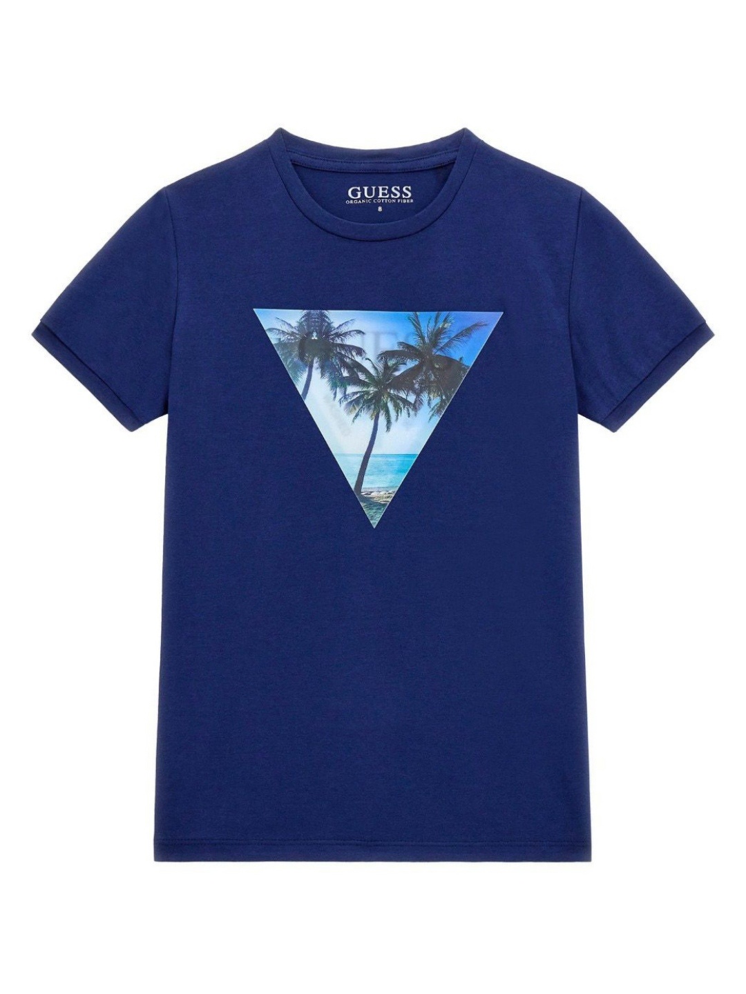

GUESS kids Boys Graphic Printed Cotton T-shirt, Navy blue