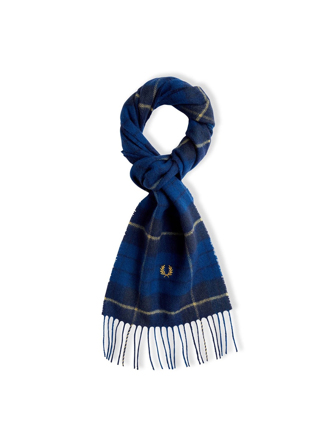 

Fred Perry Men Embroidered Scarf, Navy blue