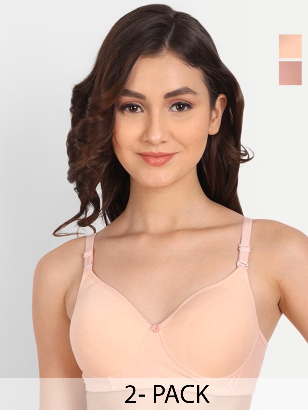 

Designer Bugs Bra Medium Coverage Lightly Padded, Rose gold