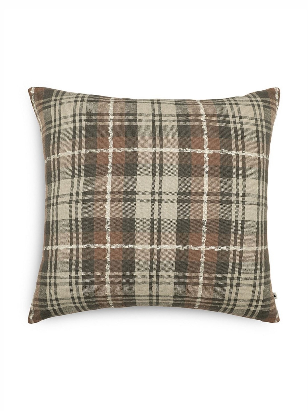 

ONSETHOMES classic Beige & Black Checked Square Cushion Covers