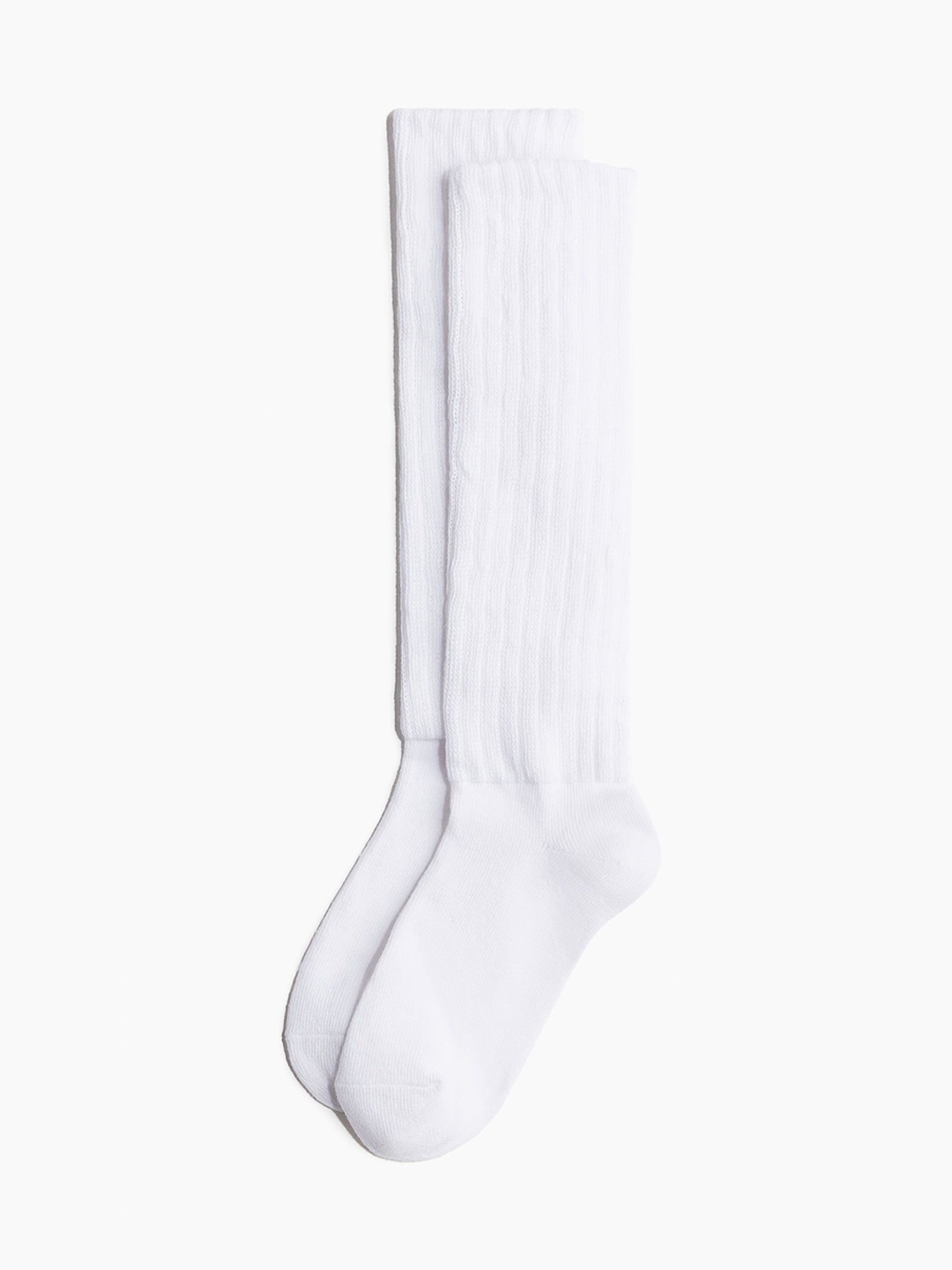 

H&M Girls DryMove Knee Length Tennis Socks, White