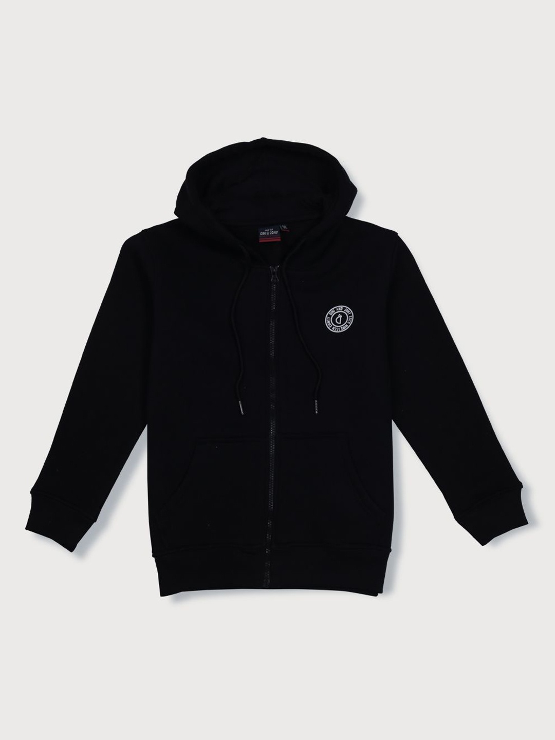 

Gini and Jony Boys Brand Logo Open Front Jacket, Black