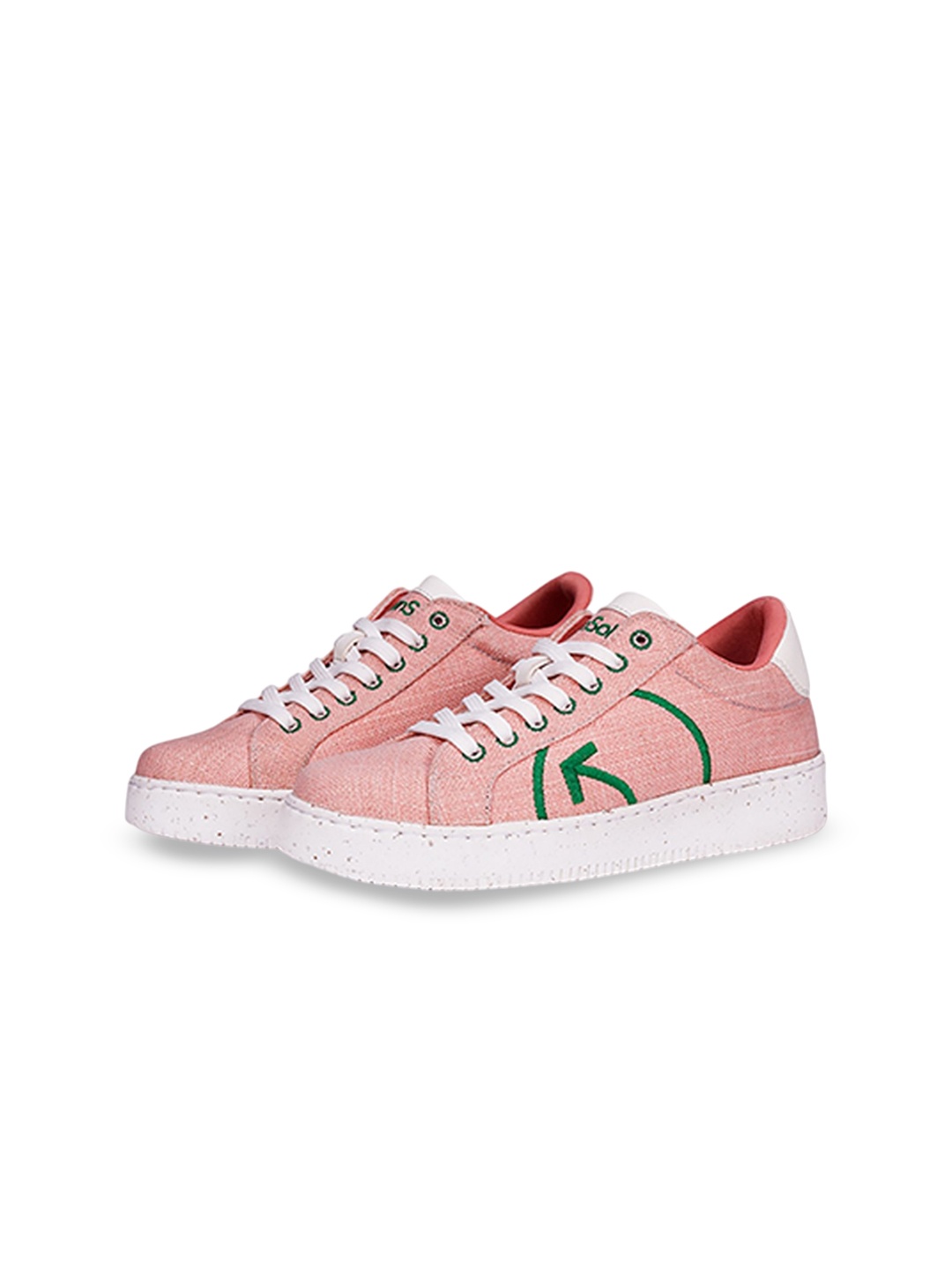 

Greensole Women Lace-Up Sneakers, Pink