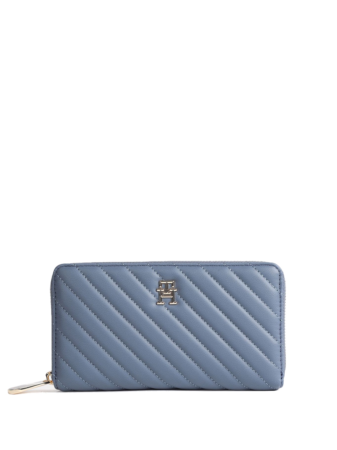 

Tommy Hilfiger PU Structured Sling Bag with Quilted, Blue