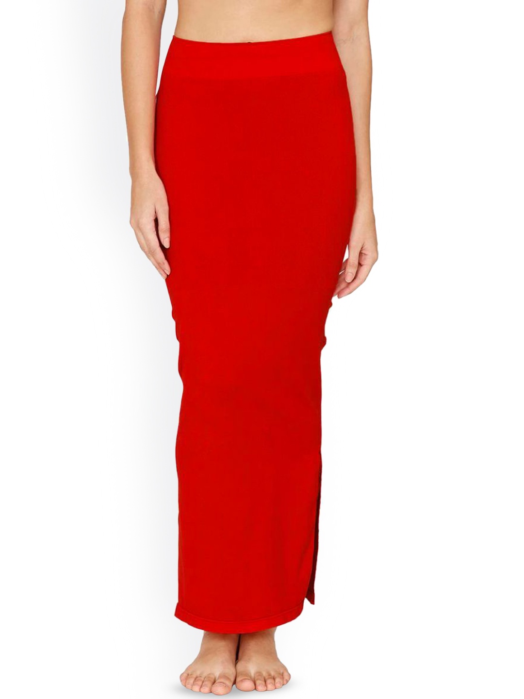 

CareDone Women Solid Stretchable Saree Shapewear, Red