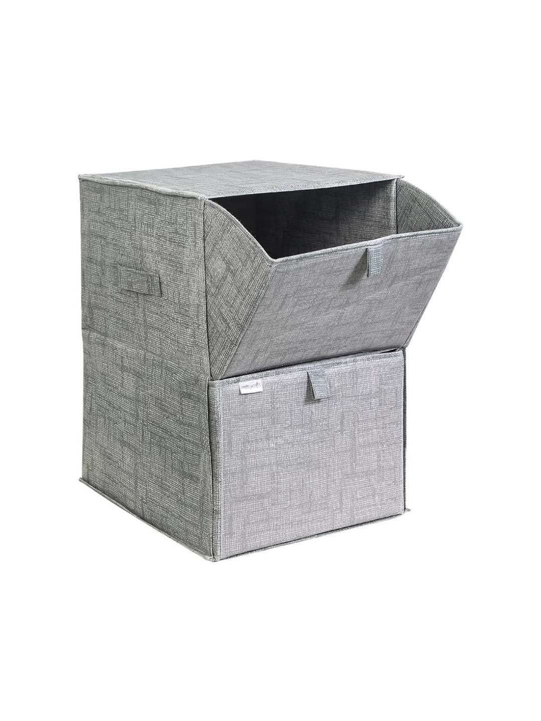 

prettykrafts Grey 2 Tiers Reusable Multi-Utility Organisers
