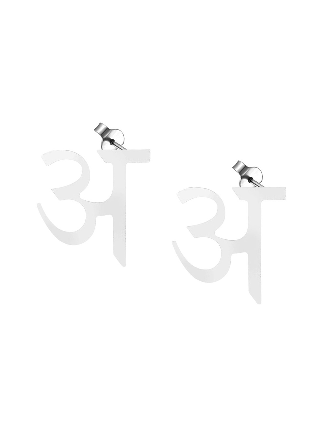 

DressBerry 925 Sterling Silver Contemporary A Akshar Studs
