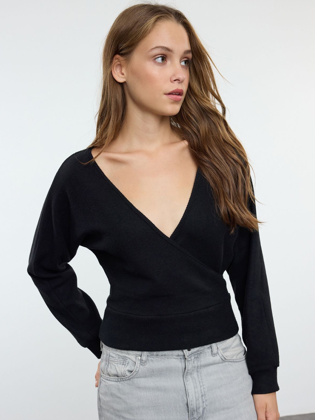 

Trendyol Wrap Top, Na