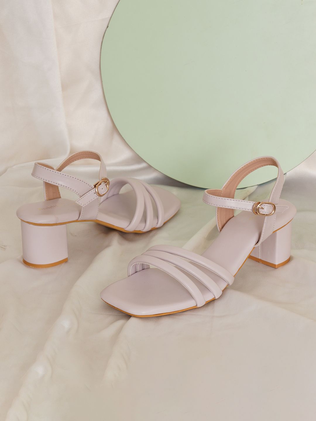 

DressBerry Party Block Sandals, Lavender