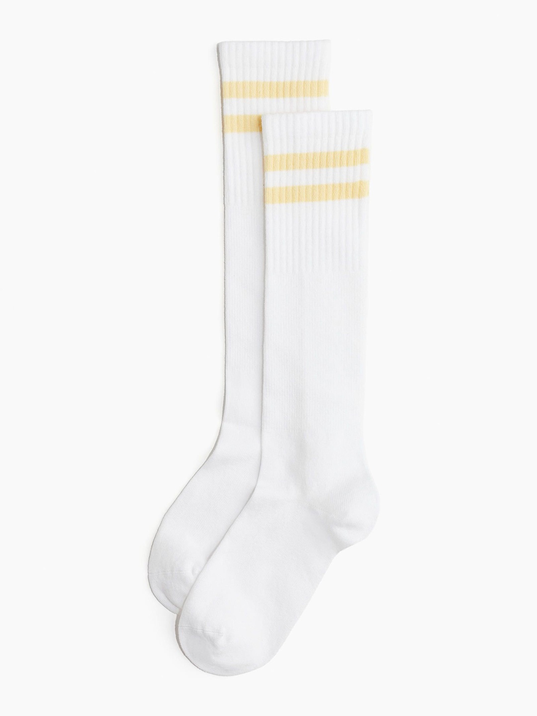 

H&M Women Knee Socks, White