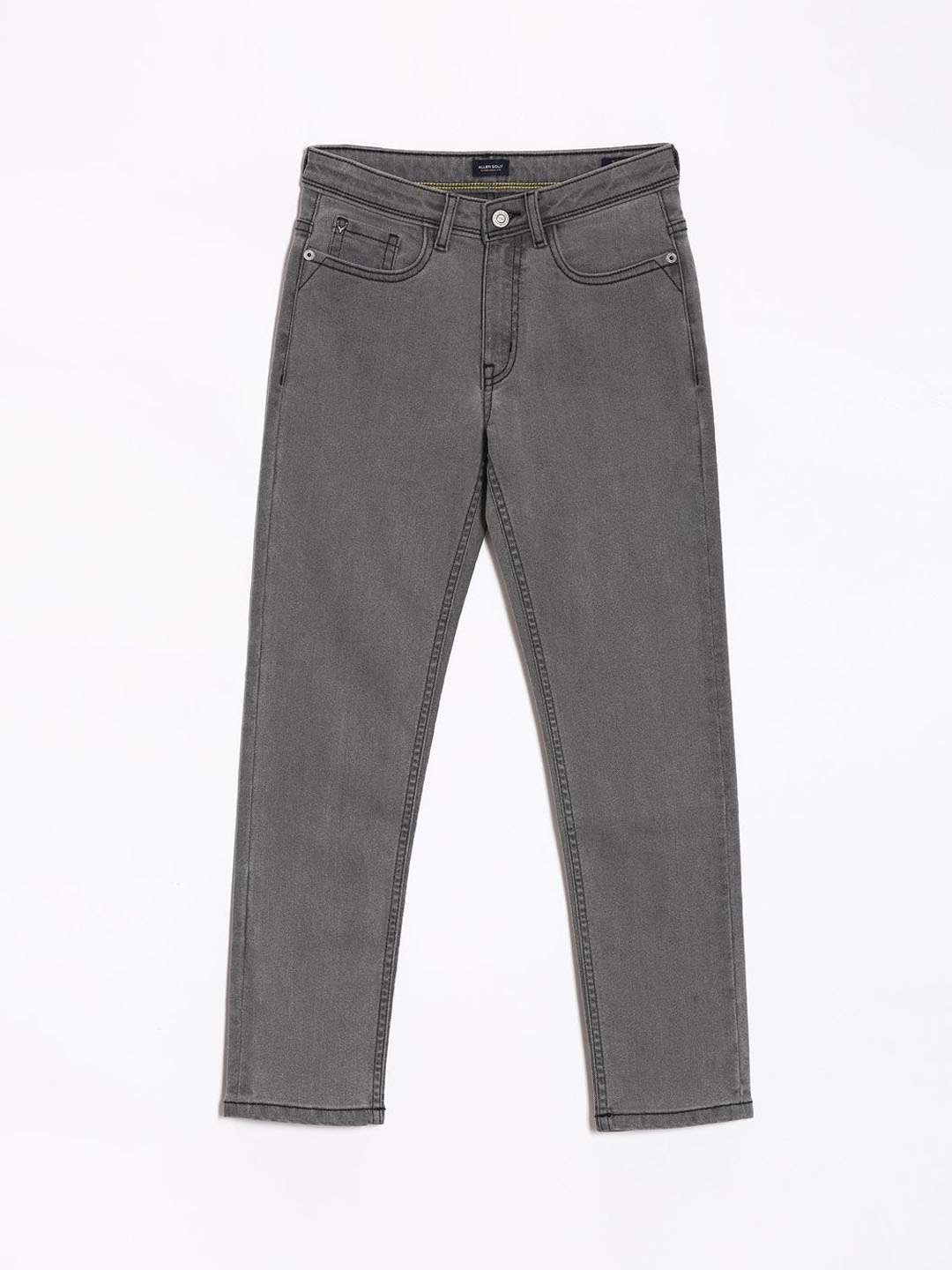 

Allen Solly Junior Boys Slim Fit Heavy Fade Jeans, Grey