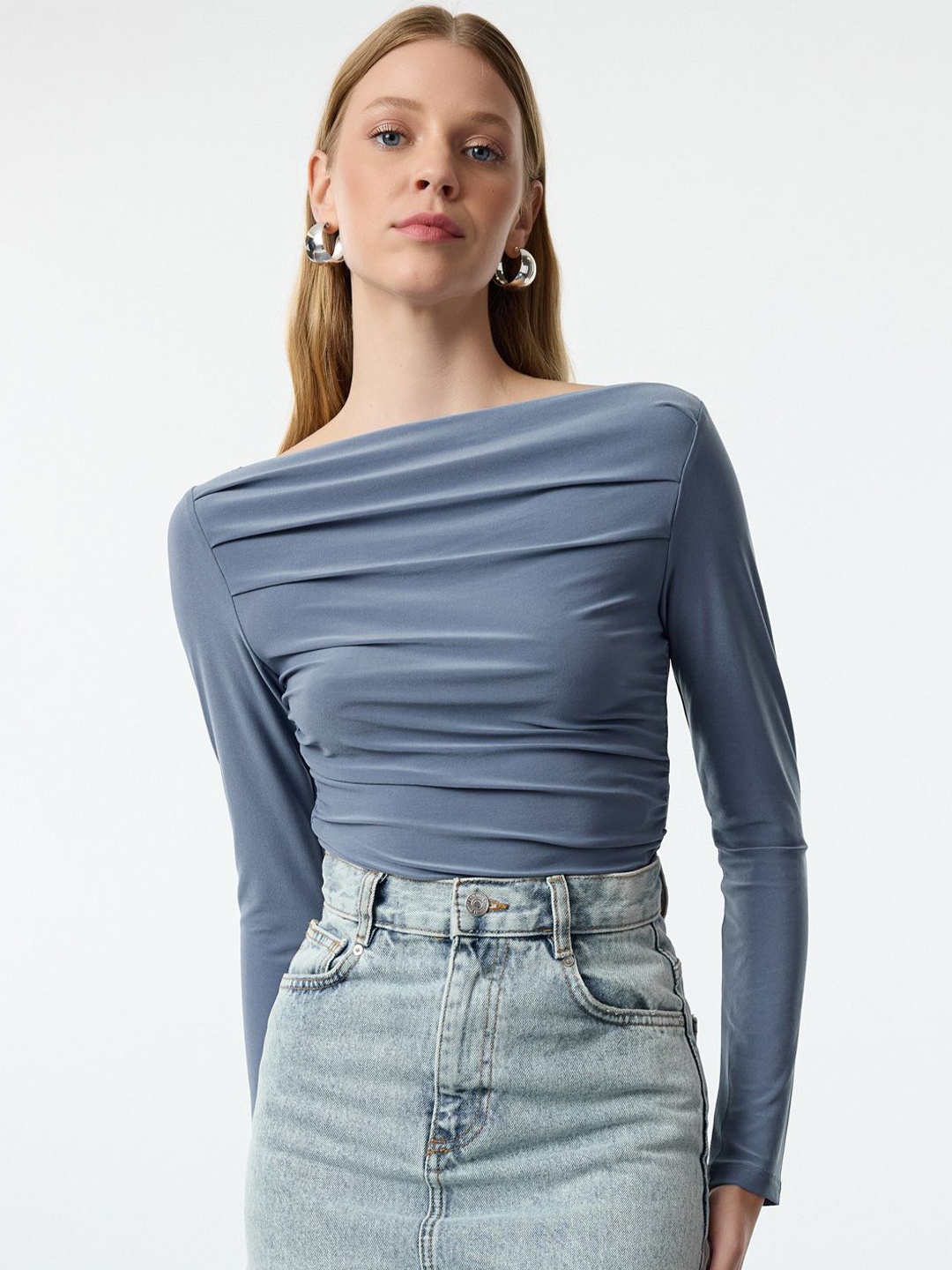 

Trendyol Striped Crop Top, Na