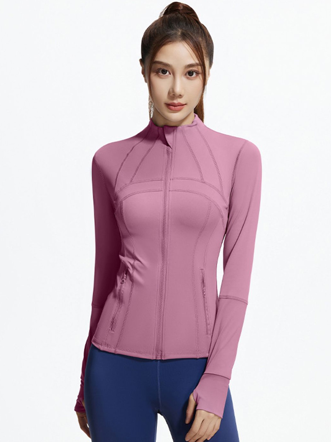 

StyleCast Women Lightweight Yoga Sporty Jacket, Mauve