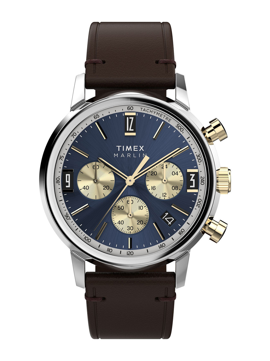 

Timex Men Dial & Leather Straps Analogue Watch TW2W60400UJ, Brown