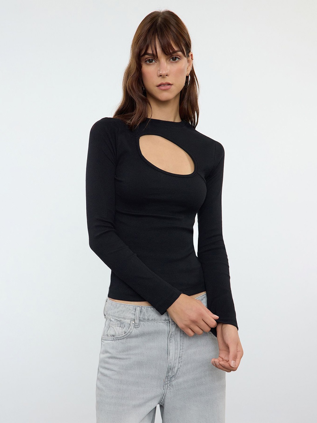 

Trendyol Choker Neck Top, Na