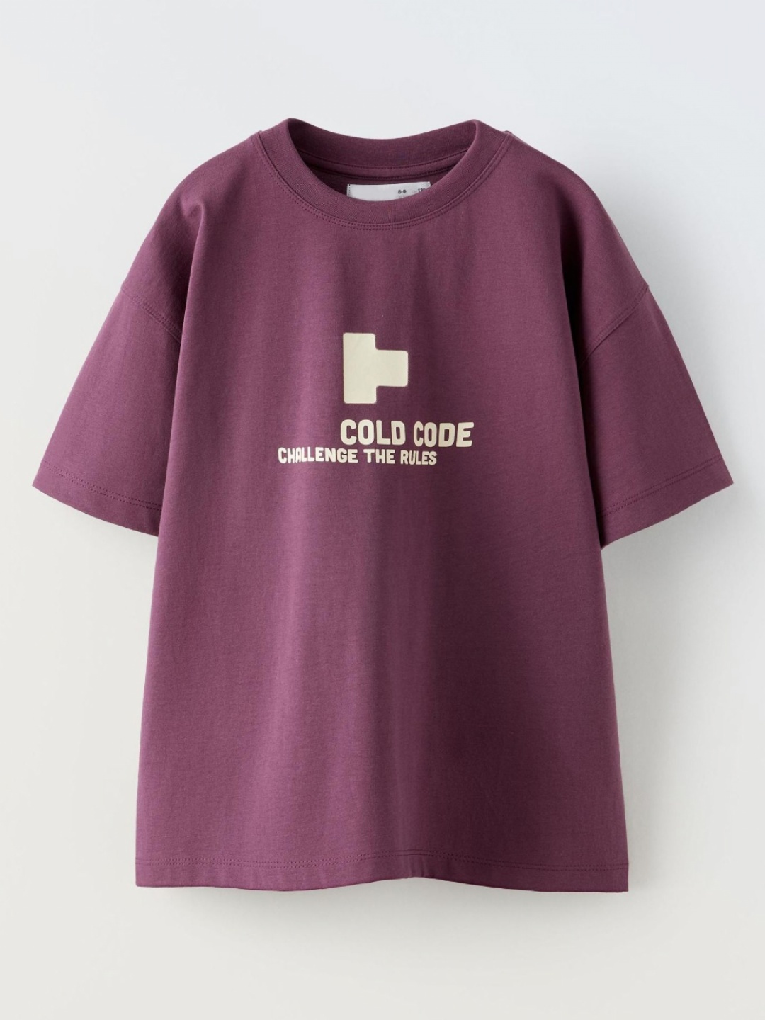 

Alan Jones Boys Graphic Printed Round Neck Cotton Relaxed Fit T-shirt, Burgundy