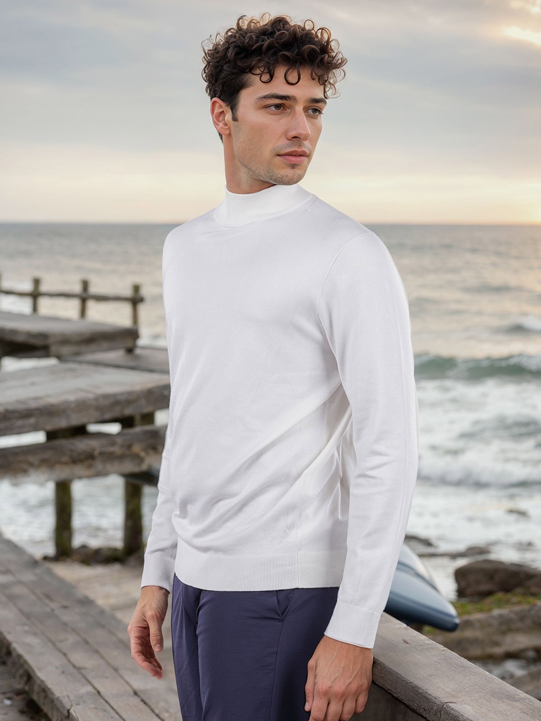 

Celio Men Pullover, Off white