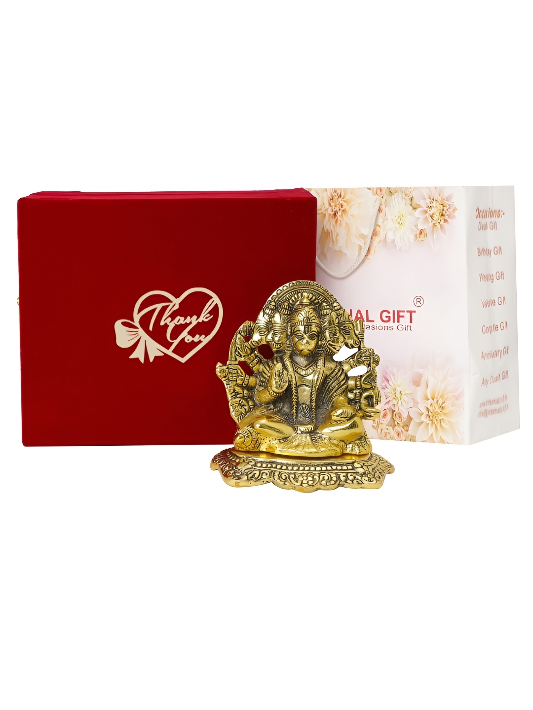 

INTERNATIONAL GIFT Gold-Toned Metal Religious Figurine Showpiece