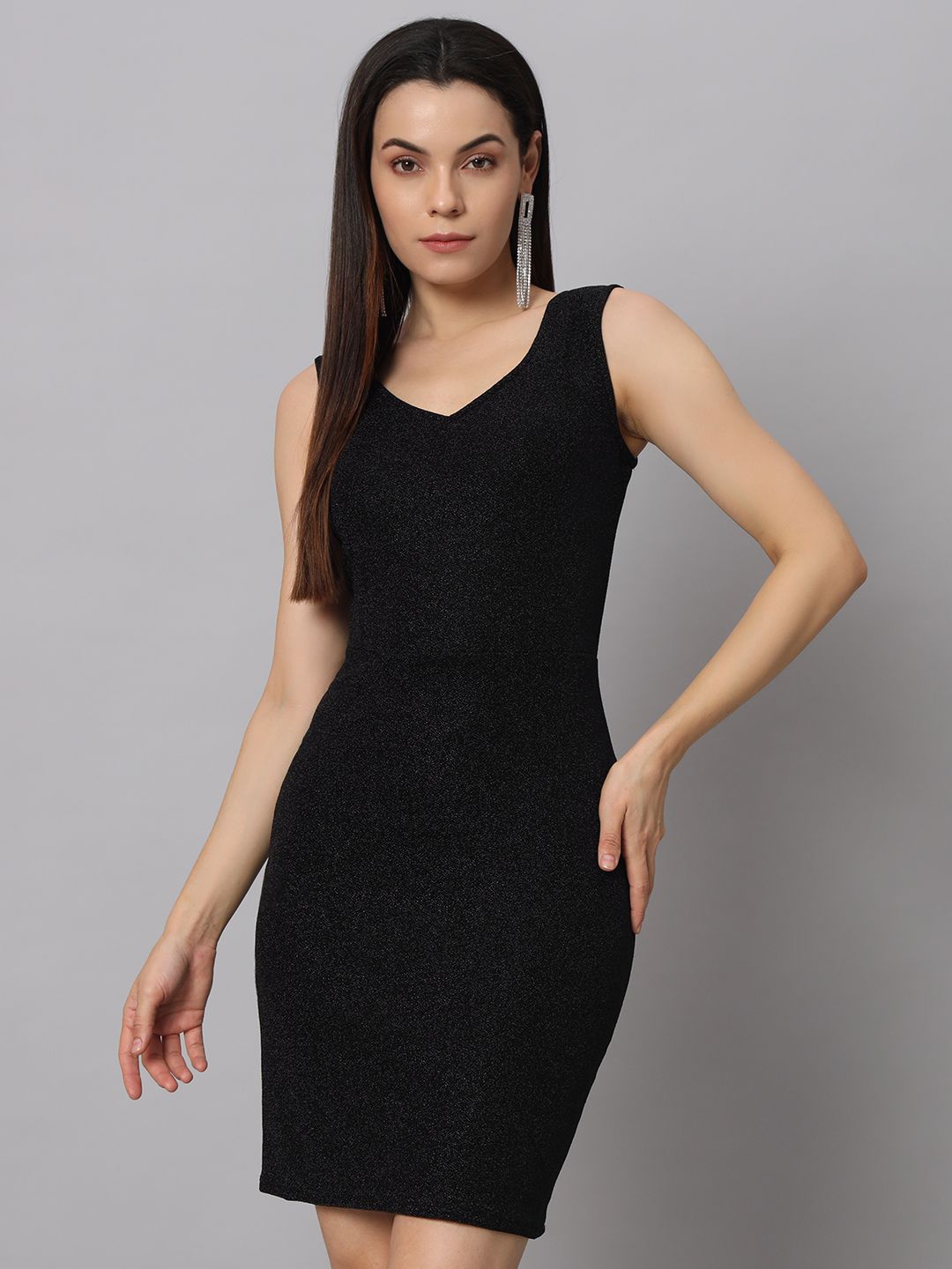 

VAARARO Bodycon Mini Dress, Black
