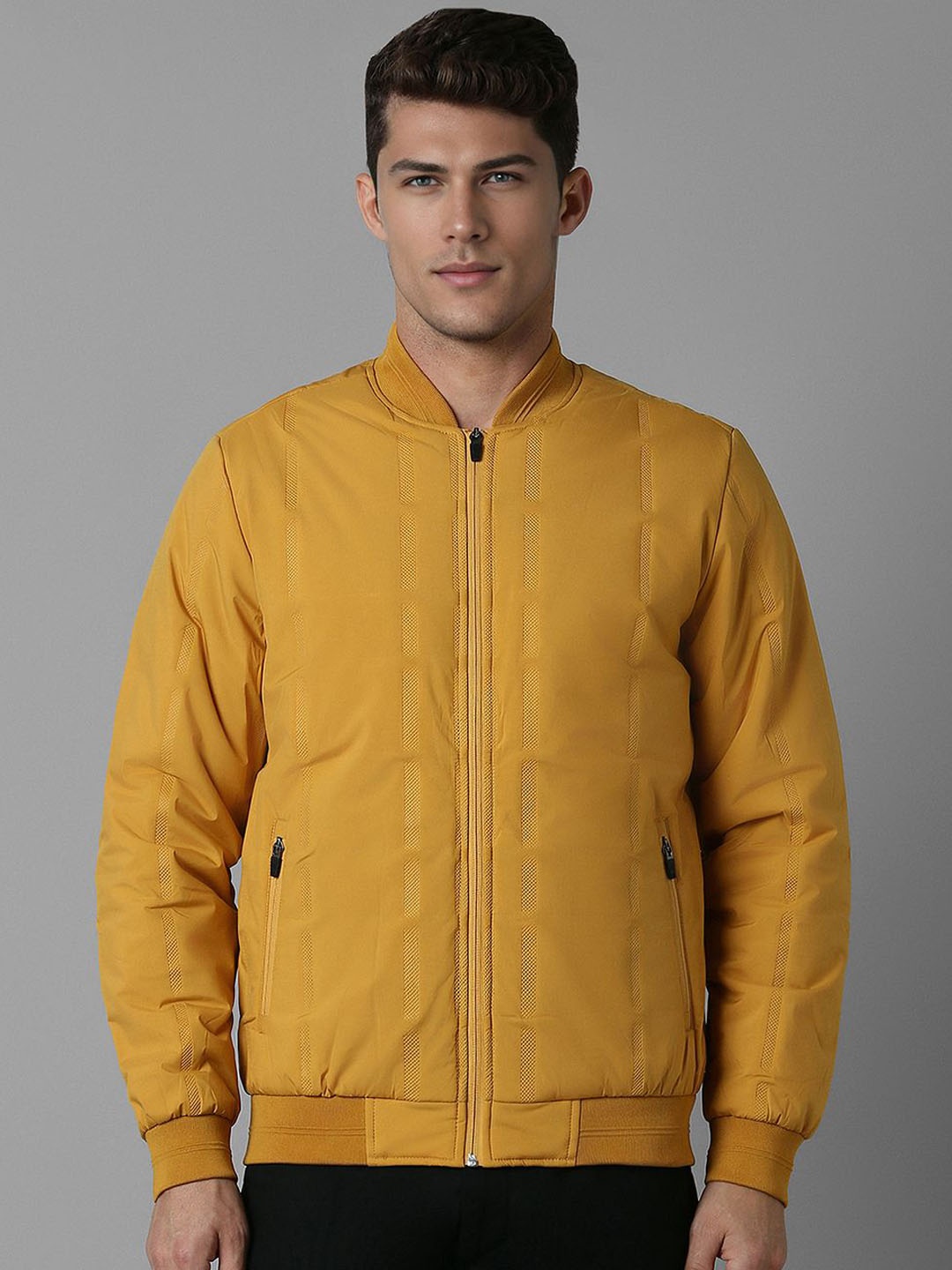 

Louis Philippe Sport Men Bomber Jacket, Yellow